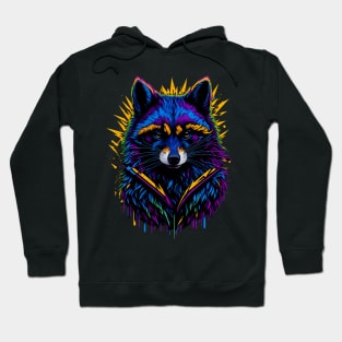 Aura Bandit - Raccoon in Radiant Explosion Hoodie